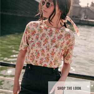 **ISO** Sezane Martha Secret Garden Tee M